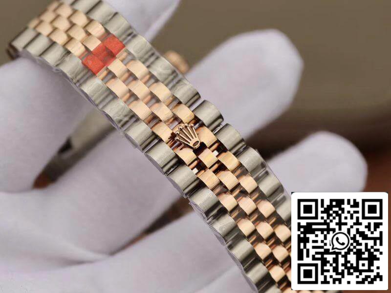 Rolex Datejust 36mm GM Fabbrica 1:1 edizione migliore Gray quadrante Diamond Markers 18K Oro Wrapped Swiss ETA3135