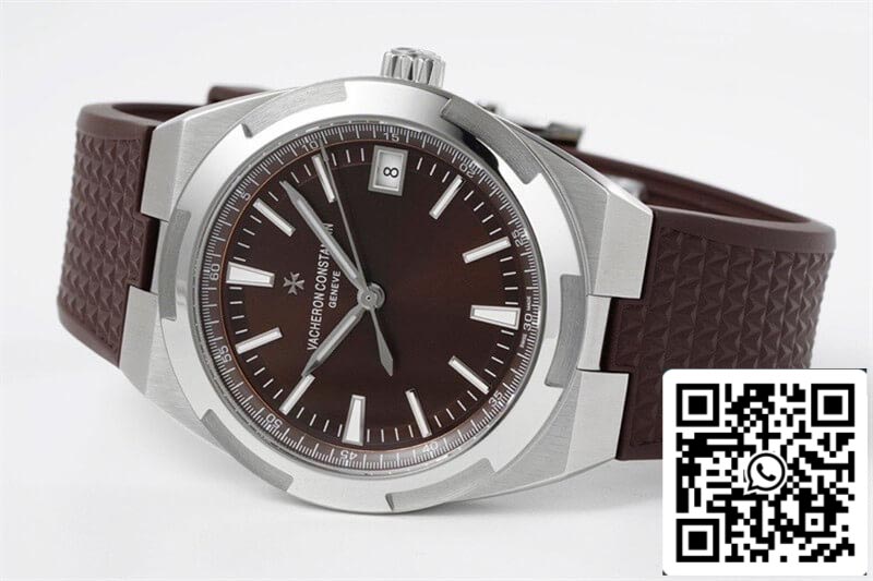 Vacheron Constantin Overseas 4500V 1:1 Best Edition PPF Fabbrica Brown Rubber cinturino