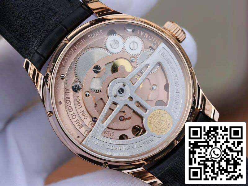 IWC Portuguese IW504210 Tourbillon 18K Rosegold 1:1 Best Edition Swiss automatic complicated tourbillon movimento