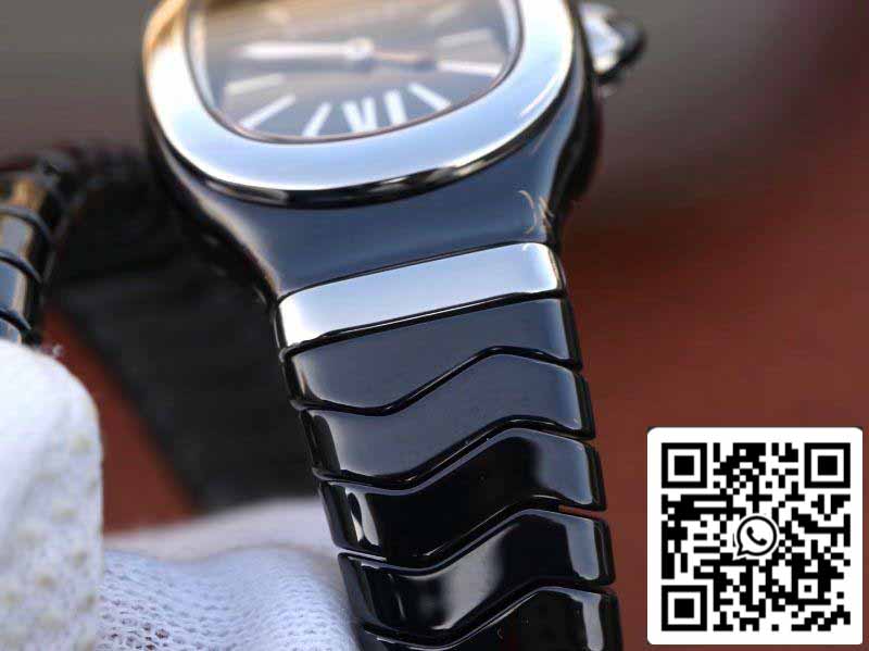 Bvlgari Srpenti Spiga 102735 1:1 edizione migliore BV Fabbrica Nero Acciaio Movimiento de cuarzo suizo