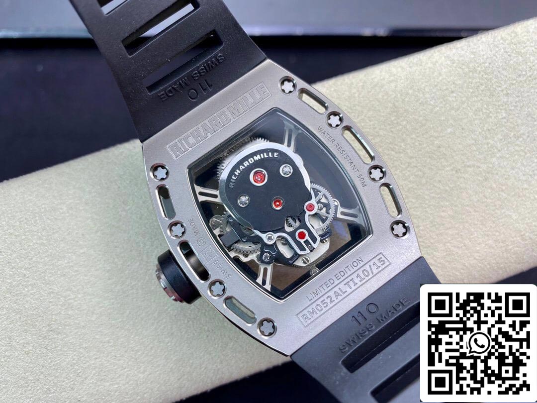 Richard Mille RM052 Tourbillon 1:1 edizione migliore EUR Fabbrica Skull quadrante