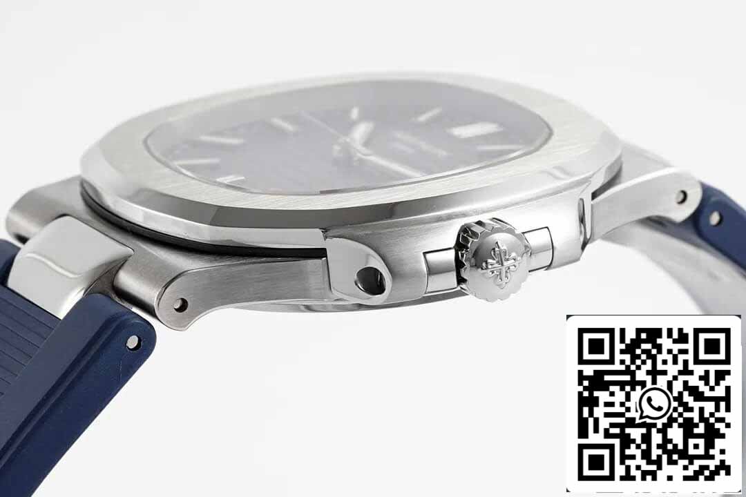 Patek Philippe Nautilus 5711 1:1 Best Edition PPF Fabbrica Cinturino de borracha azul