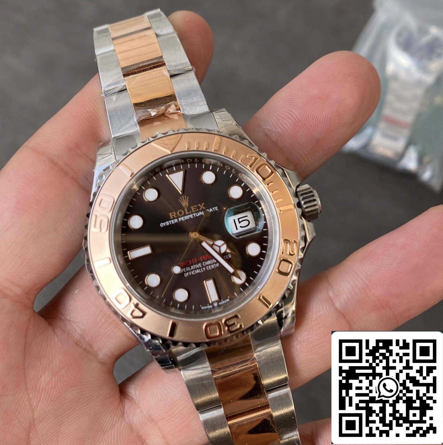Rolex Yacht‑Master M126621-0001 1:1 edizione migliore VS Fabbrica Chocolate quadrante