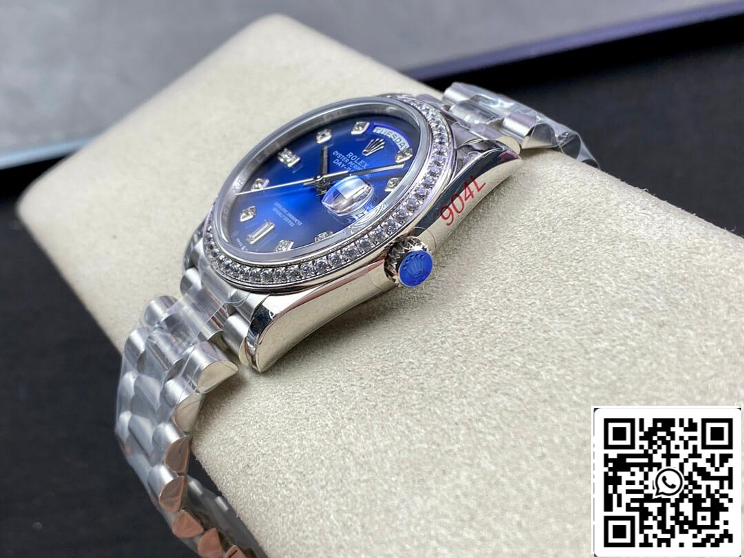 Rolex Day Date M128396TBR-0008 36MM 1:1 edizione migliore GM Fabbrica Diamond lunetta