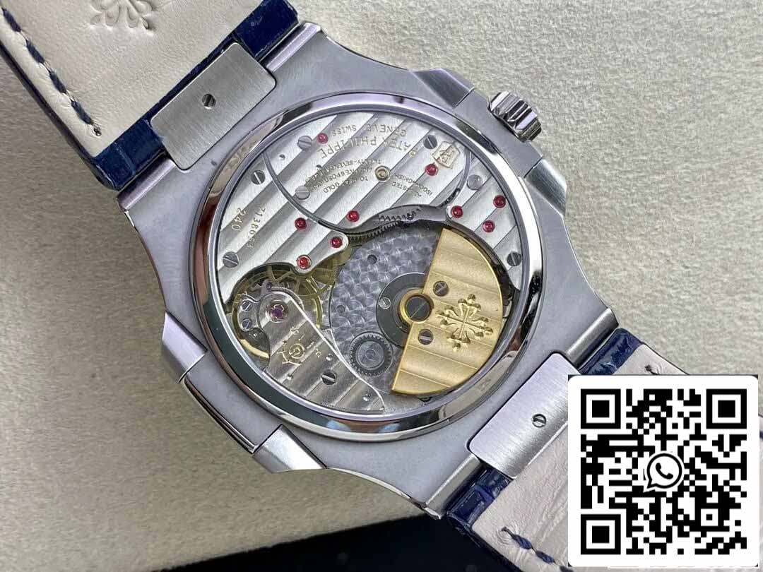 Patek Philippe Nautilus 5712 1:1 edizione migliore GR Fabbrica Blu Pelle cinturino