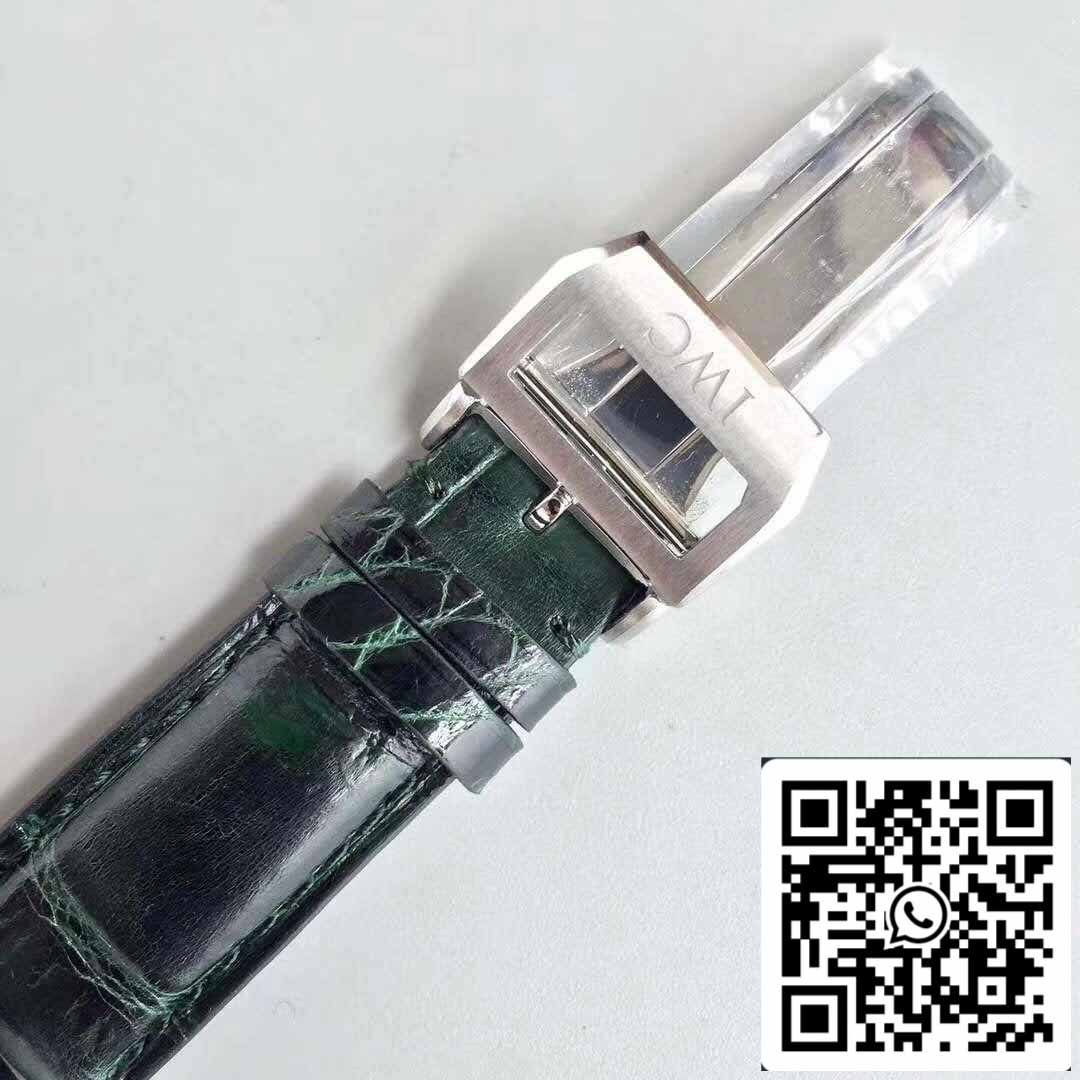 IWC Portuguese YL Fabbrica 1:1 Best Edition Swiss ETA69355 Green Dial With Silver Markers