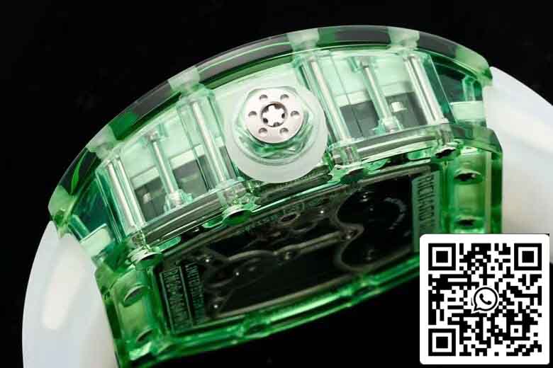 Richard Mille RM26-01 Tourbillon Best 1:1 Edition RM Fabbrica Green Transparent Case