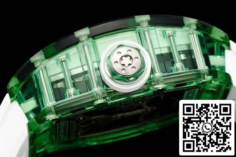 Richard Mille RM26-01 Tourbillon Melhor Edição 1:1 RM Fabbrica Mostrador Esqueleto Verde
