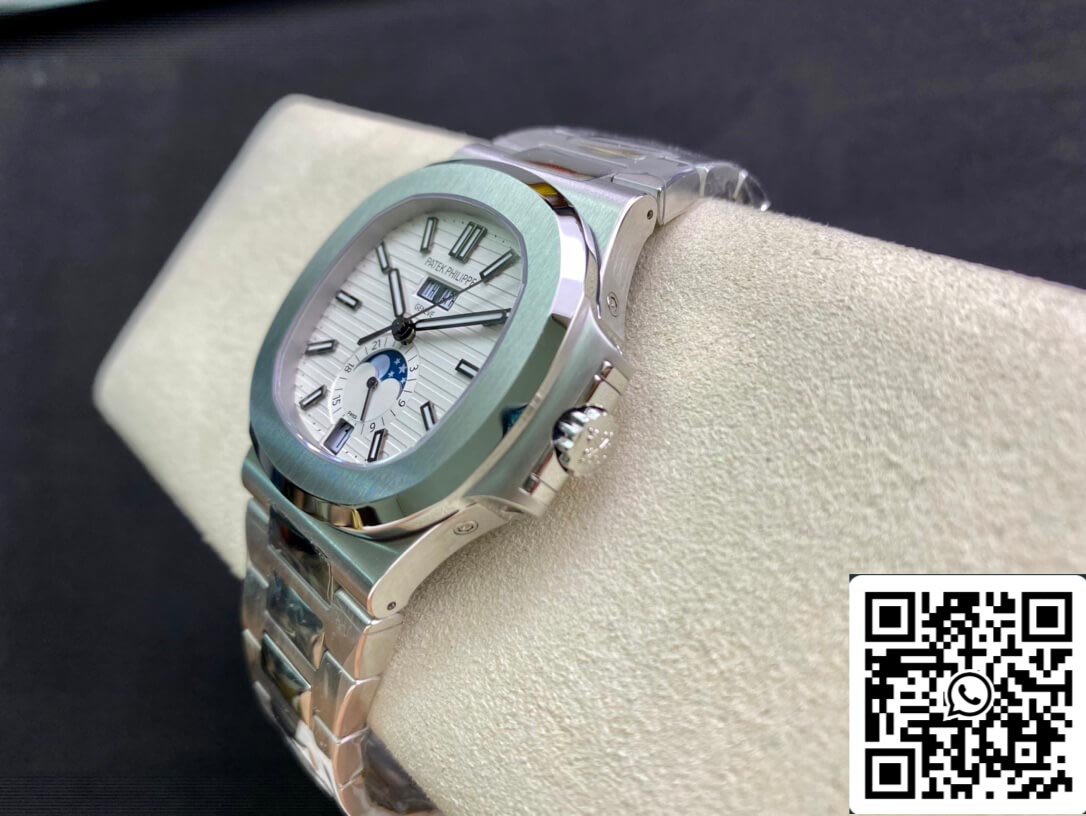 Patek Philippe Nautilus 5726/1A-010 1:1 Best Edition PPF Fabbrica White Dial