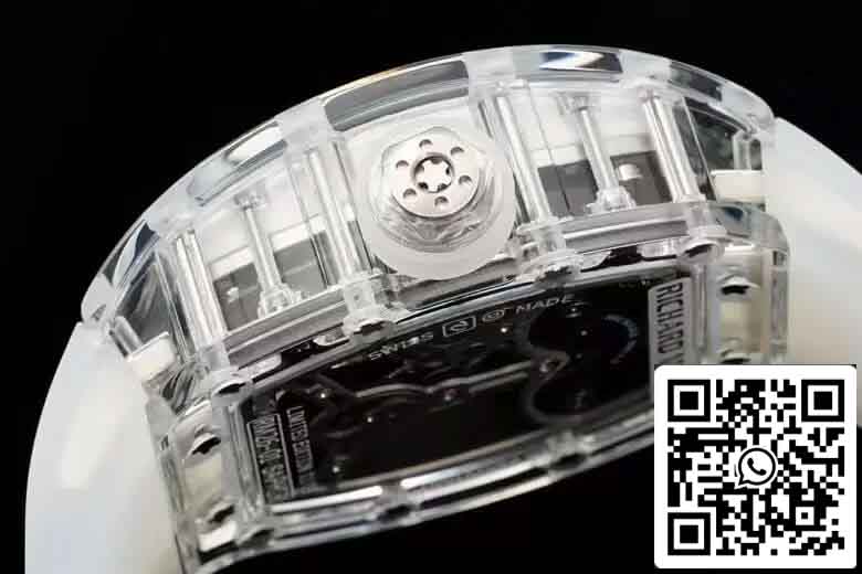 réplica Richard Mille RM26-01 Tourbillon 1:1 Best Edition RM Fabbrica Cinturino Branco