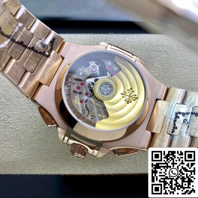 Patek Philippe Nautilus 5980-1R 1:1 edición mayor 3K Fabbrica V2 Rosa Oro