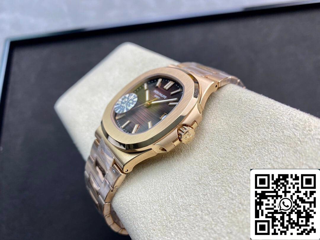 Patek Philippe Nautilus 5711/1R-001 1:1 edizione migliore GR Fabbrica V2 Brown Gradient quadrante