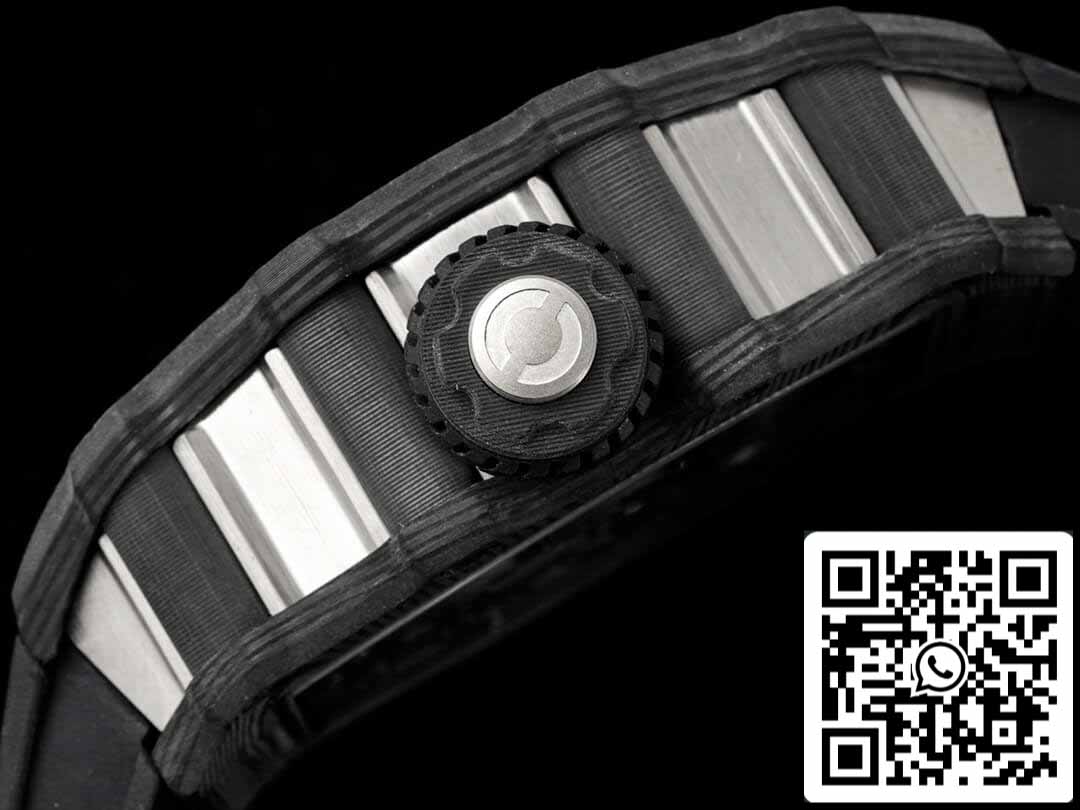 Richard Mille RM21-01 1:1 Best Edition RM Fabbrica Tourbillon Skeleton Dial Black cinturino
