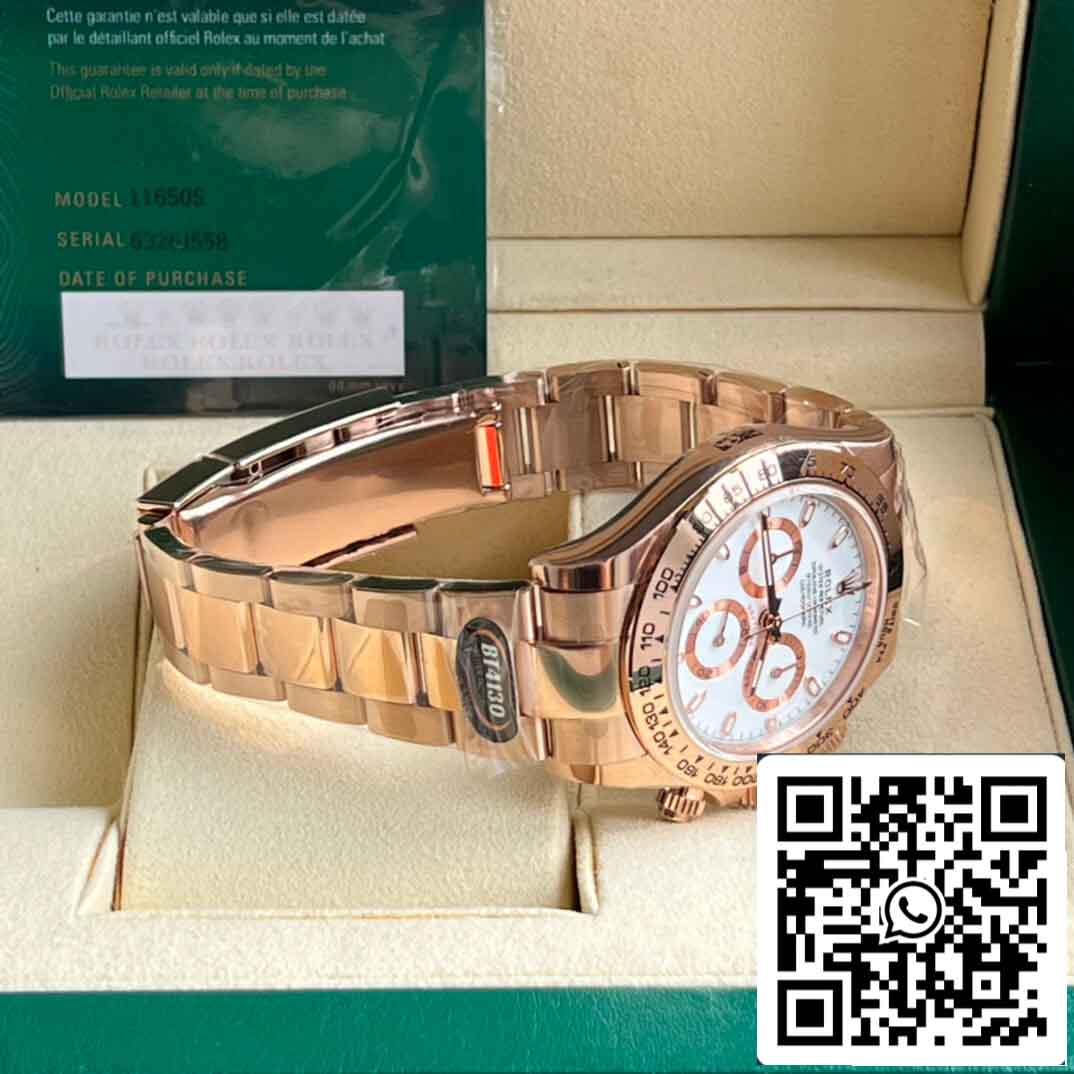 replica Rolex Daytona M116505-0010 Best 1:1 Edizione BT Fabbrica Rosa Oro