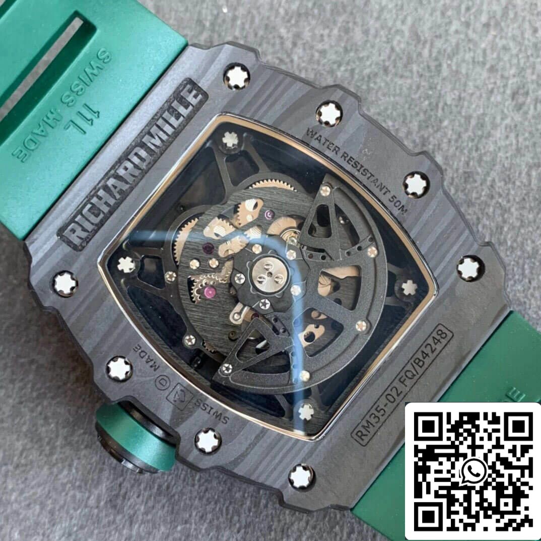 Richard Mille RM035-02 1:1 Best Edition KV Fabbrica V3 Green cinturino