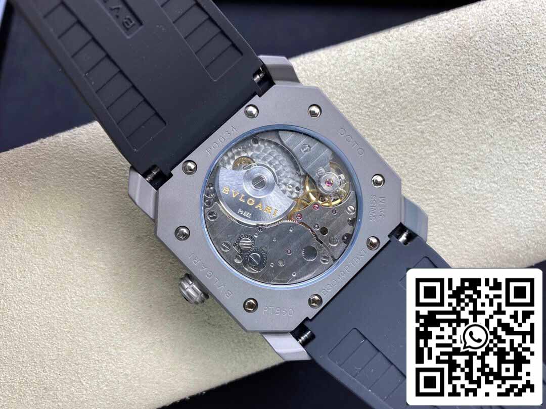 Bvlgari Octo Finissimo 1:1 edición mejorada BV Fabbrica V2 Gomma cinturino