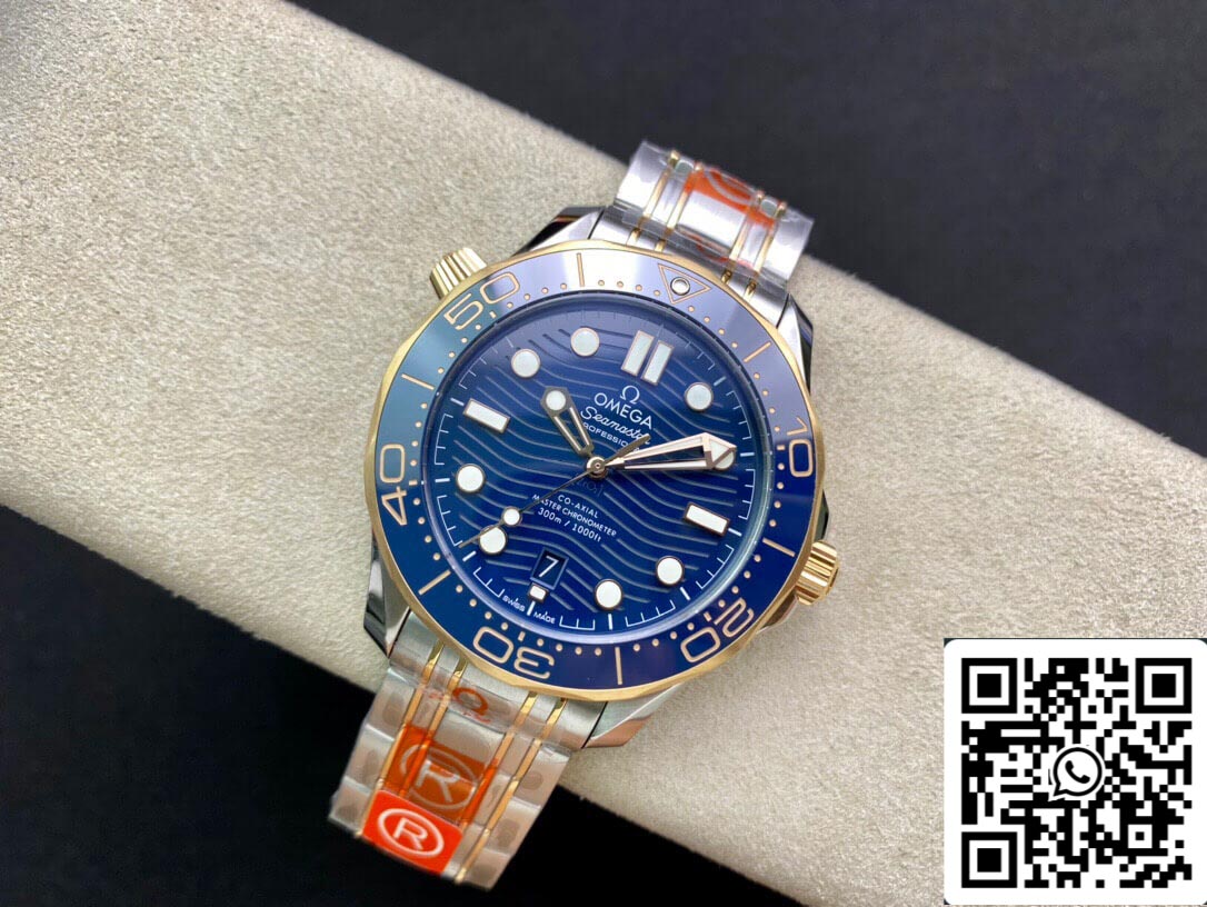 Omega Seamaster Diver 300M 210.20.42.20.03.001 1:1 edizione migliore OR Fabbrica quadrante blu