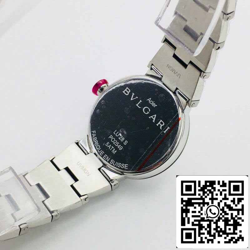 Bvlgari LVCEA 1:1 edición mejorada BV Fabbrica acciaio inossidabile quadrante nero