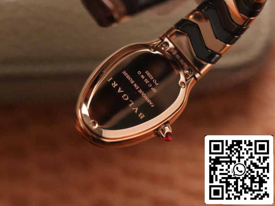 Bvlgari Serpenti 1:1 edición migliore BV Fabbrica Rosa Oro Diamantes