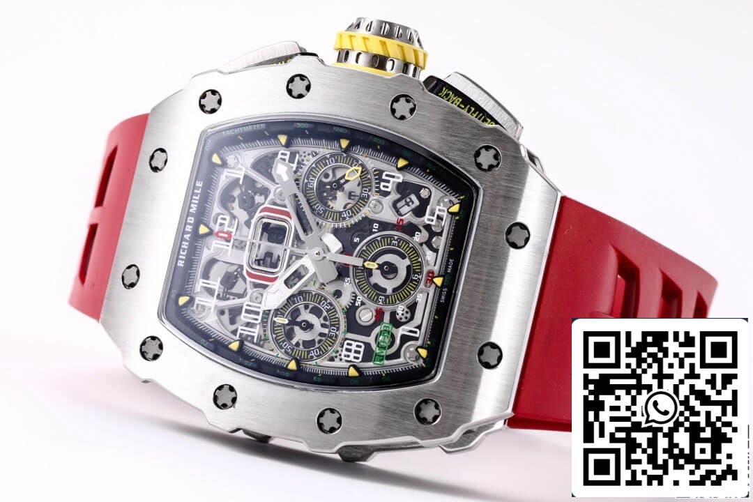 Richard Mille RM11-03RG 1:1 Best Edition KV Fabbrica Titanium Case