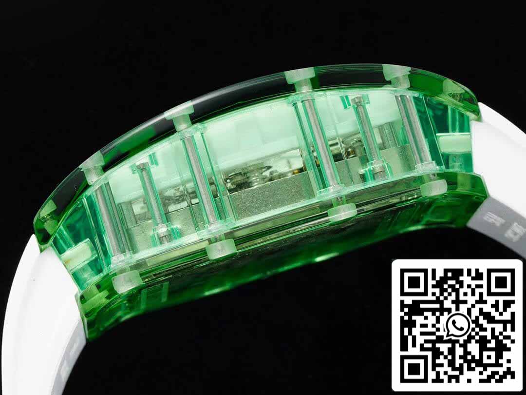 Richard Mille RM 56-01 Tourbillon 1:1 Best Edition RM Fabbrica Green Transparent Case