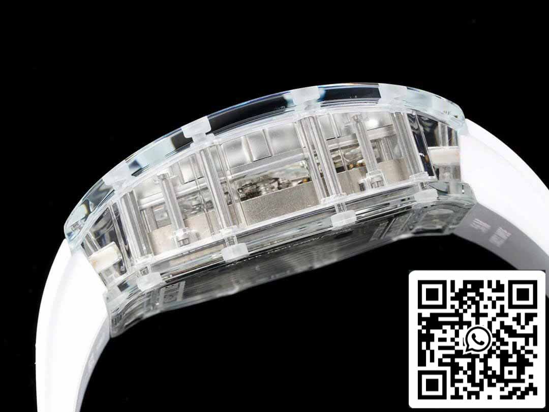 Richard Mille RM 56-01 Tourbillon 1:1 Best Edition RM Fabbrica White Rubber cinturino