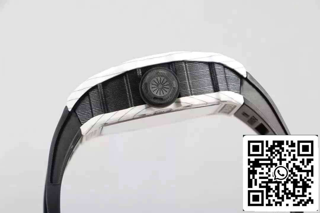 Richard Mille RM12-01 Tourbillon 1:1 Best Edition RM Fabbrica Black Rubber cinturino