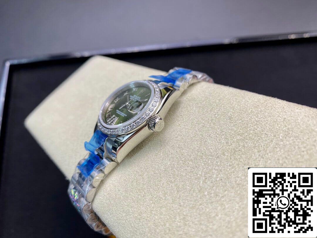 Rolex Datejust 28MM 1:1 edizione migliore BP Fabbrica Diamond-set quadrante verde