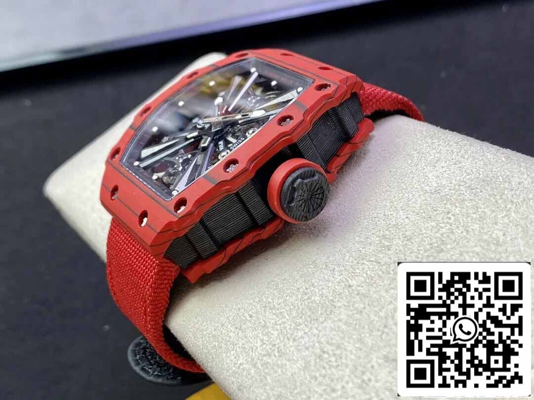 Richard Mille RM12-01 Tourbillon 1:1 Best Edition RM Fabbrica Red Carbon Fiber Case