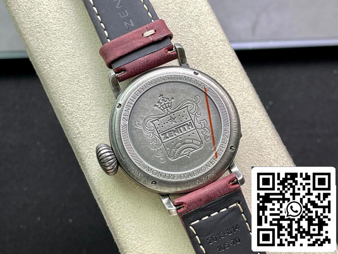 Zenith Pilot 11.2430.679.21.C801 XF Fabbrica 1:1 Best Edition Swiss ETA9015 Pink dial