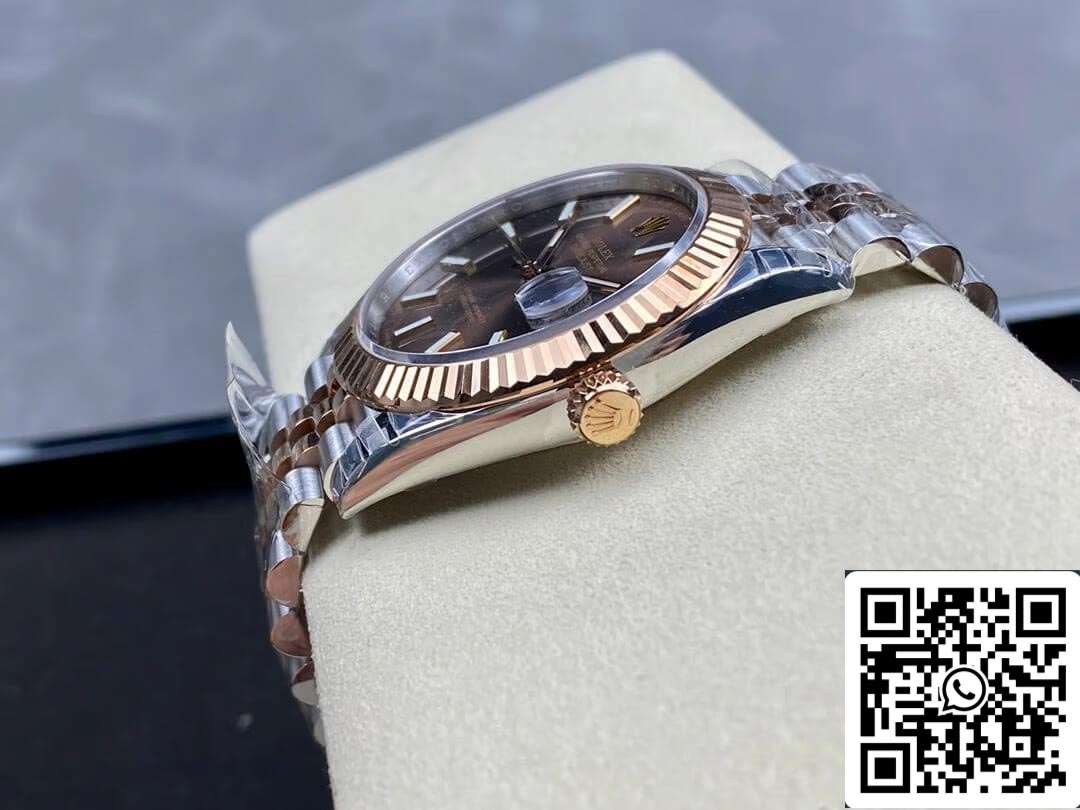 Rolex Datejust M126331-0002 1:1 edizione migliore VS Fabbrica Brown quadrante
