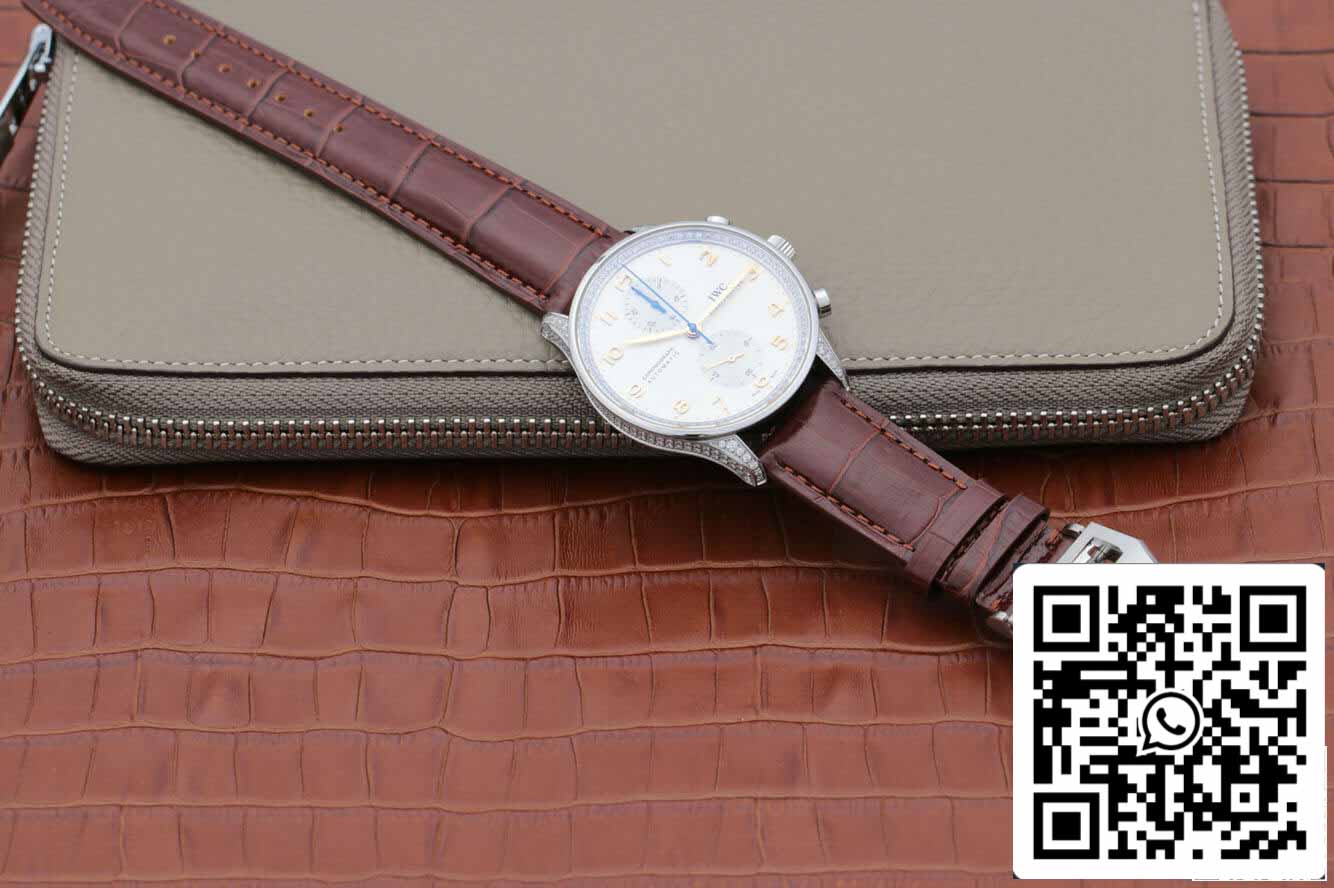 IWC Portugieser IW371440 1:1 Best Edition ZF Fabbrica V2 Diamond Bezel