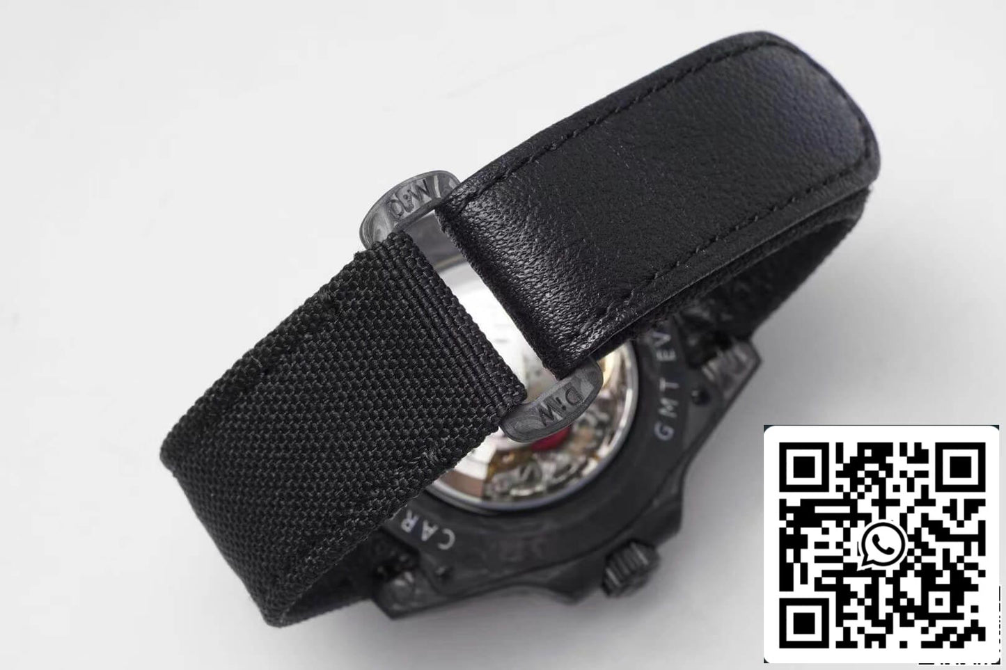 Rolex GMT-MASTER II Diw 1:1 edizione migliore fibra di carbonio Nero Fabric cinturino