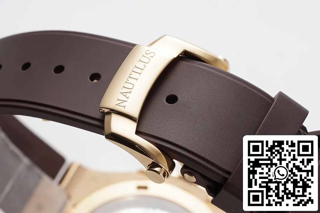 Patek Philippe Nautilus 5711 1:1 Best Edition PPF Fabbrica Brown Rubber cinturino