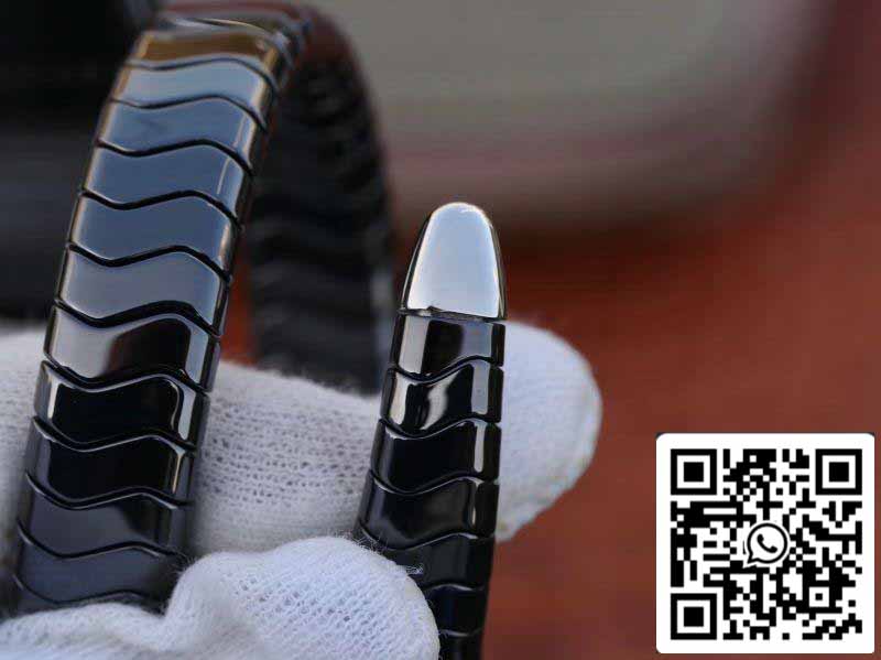 Bvlgari Srpenti Spiga 102735 1:1 edizione migliore BV Fabbrica Nero Acciaio Movimiento de cuarzo suizo