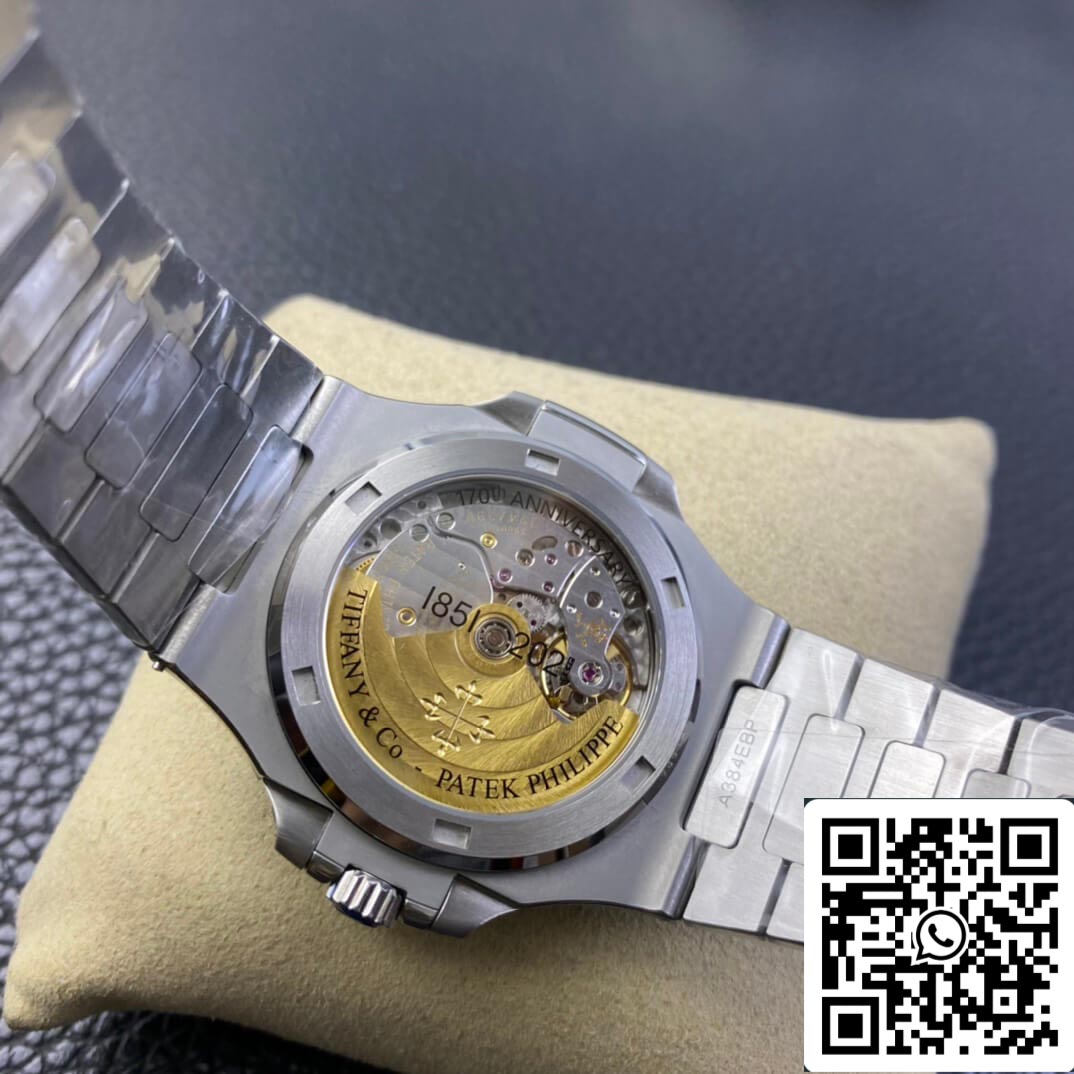 Patek Philippe Nautilus 5711/1A-018 1:1 edizione migliore 3K Fabbrica Tiffany quadrante blu