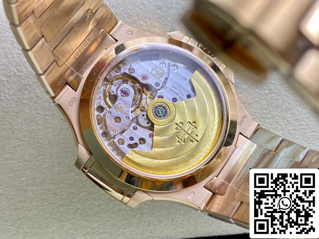 Patek Philippe Nautilus Ladies 7118/1200R-001 1:1 edizione migliore 3K Fabbrica Rosa Oro