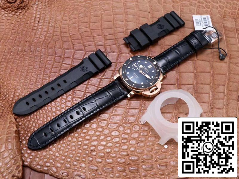 Panerai Submersible PAM00974 1:1 edizione migliore VS Fabbrica Rosa Oro Swiss movimento