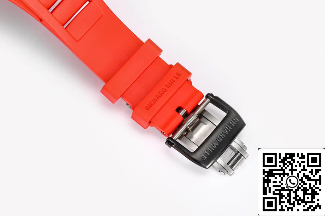 Richard Mille RM055 NTPT 1:1 edizione migliore BBR Fabbrica fibra di carbonio Red cinturino