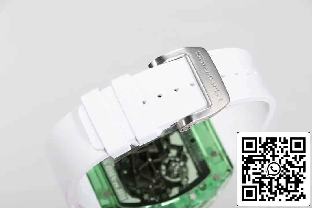 replica Richard Mille RM055 Best 1:1 Edition RM Fabbrica Green Transparent Case