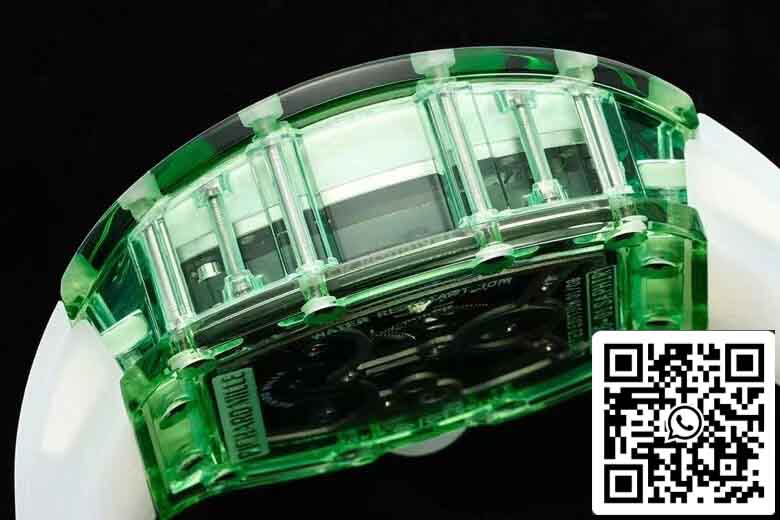 Richard Mille RM26-01 Tourbillon Best 1:1 Edition RM Fabbrica Green Transparent Case