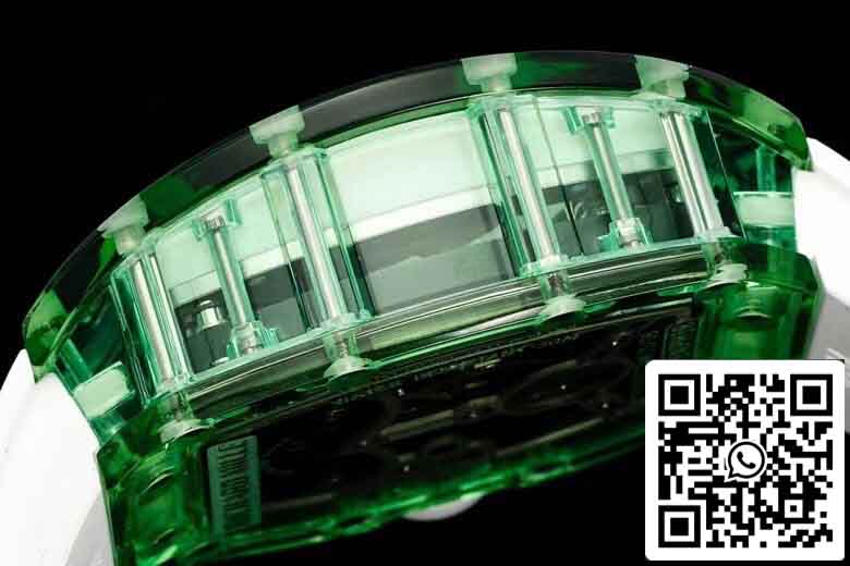 Richard Mille RM26-01 Tourbillon Melhor Edição 1:1 RM Fabbrica Mostrador Esqueleto Verde