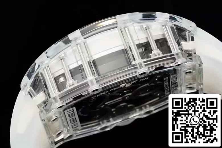 réplica Richard Mille RM26-01 Tourbillon 1:1 Best Edition RM Fabbrica Cinturino Branco