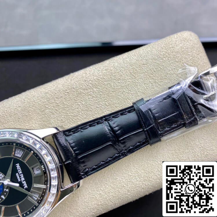 Patek Philippe Complications 5205G 1:1 Best Edition KM Fabbrica Diamond Bezel