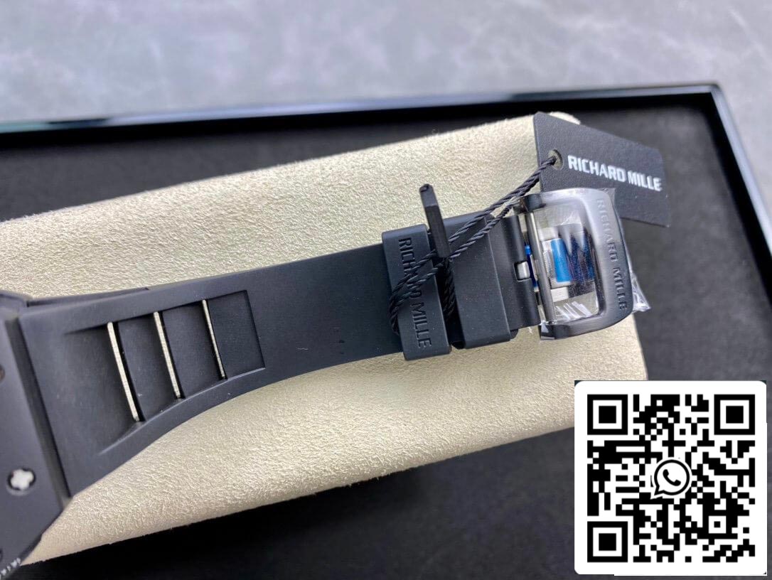 Richard Mille RM011 1:1 Best Edition KV Fabbrica Ceramic Black Case