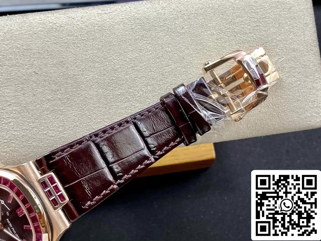 Patek Philippe Nautilus 5724 1:1 edizione migliore GR Fabbrica Rosa Oro Cassa