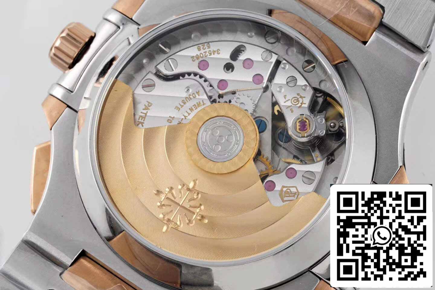 Patek Philippe Nautilus 5980/1AR-001 1:1 edição melhor 3K Fabbrica V2 quadrante azul
