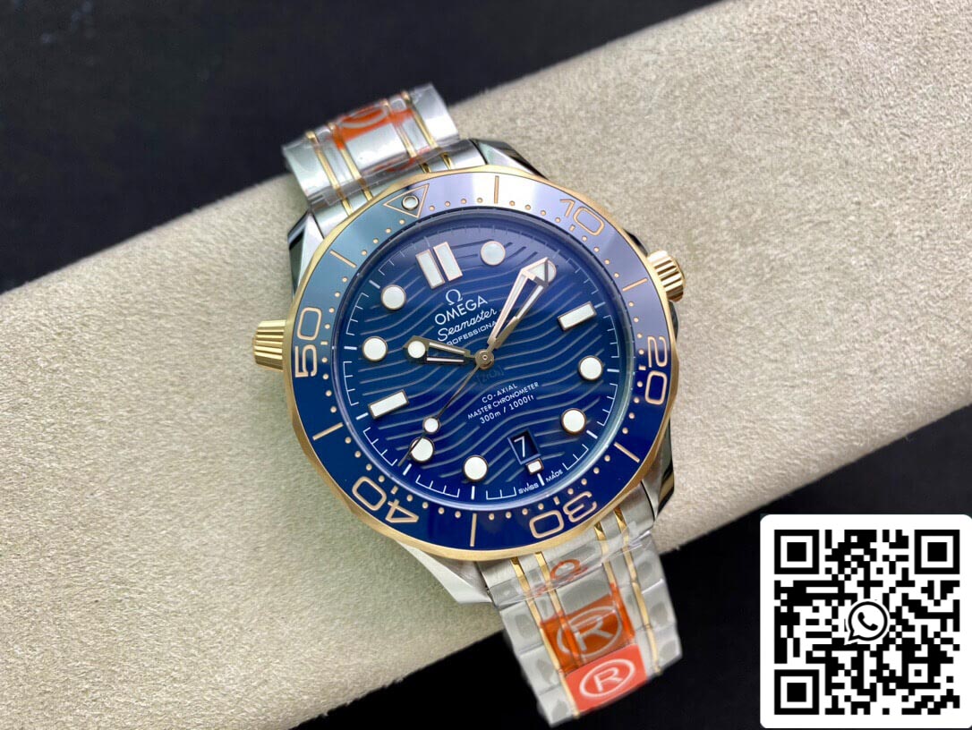 Omega Seamaster Diver 300M 210.20.42.20.03.001 1:1 edizione migliore OR Fabbrica quadrante blu
