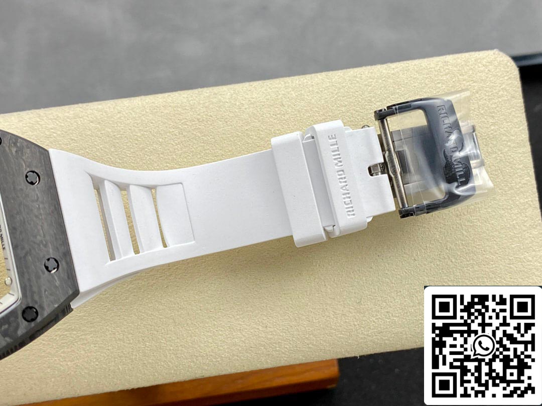 Richard Mille RM-055 1:1 edizione migliore BBR Fabbrica Bianco cinturino