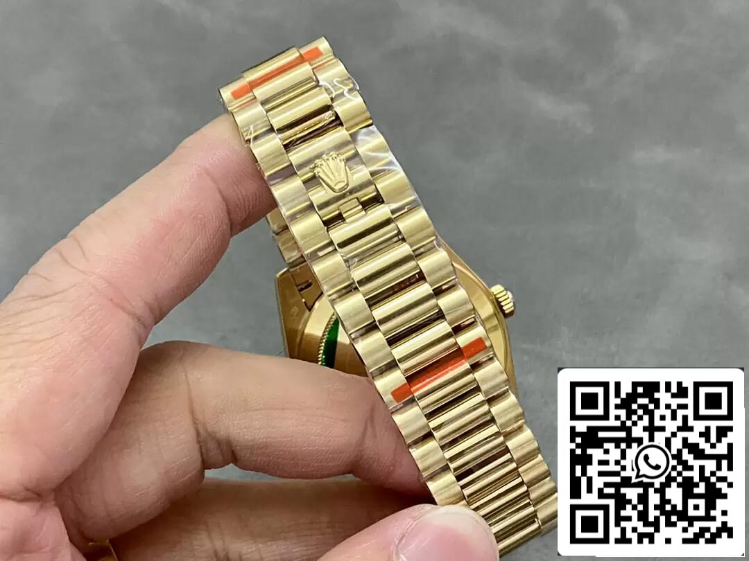 Rolex Day Date M228238-0002 1:1 edição melhor GM Fabbrica quadrante argento V2
